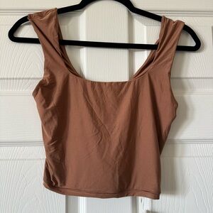 Aerie Smoothez Square Neck Cropped Cami